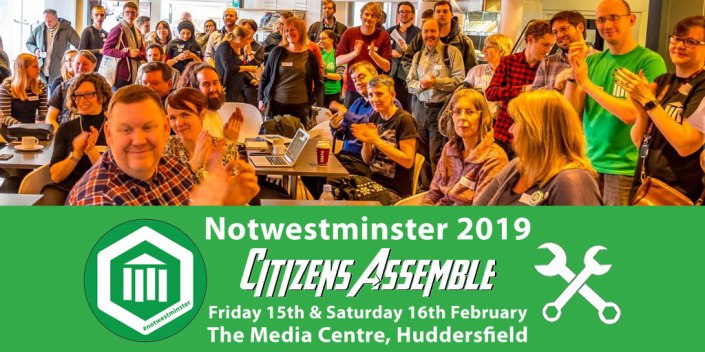 Notwestminster 2019 event